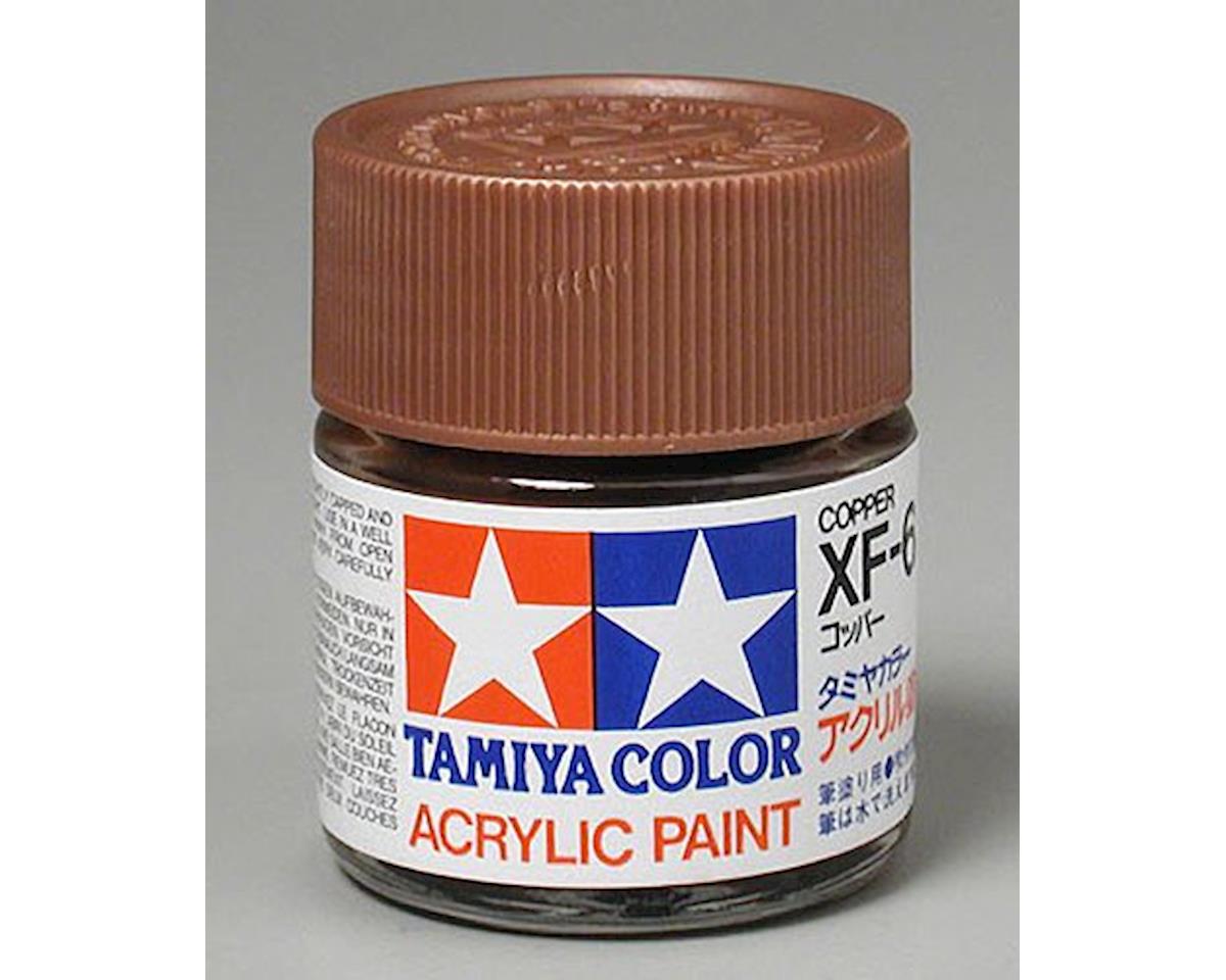 Tamiya XF-6 Flat Copper Acrylic Paint (23ml) (TAM81306)