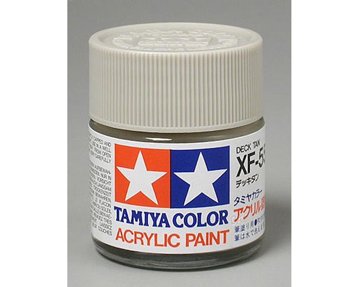 Tamiya XF-55 Flat Deck Tan Acrylic Paint (23ml) (TAM81355)
