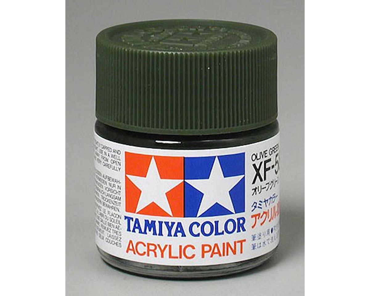 Tamiya XF-58 Flat Olive Green Acrylic Paint (23ml) (TAM81358)
