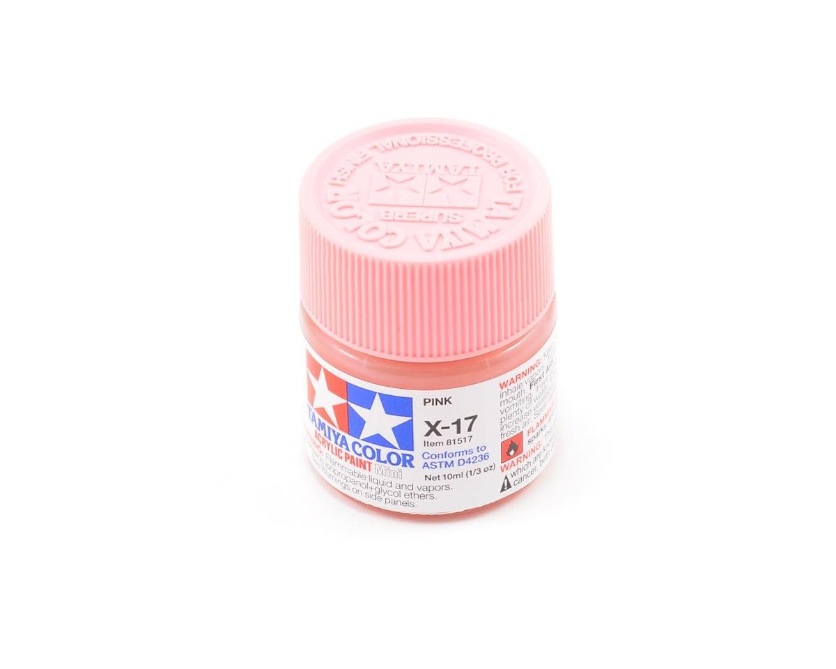 Tamiya X-17 Pink Acrylic Paint (10ml) (TAM81517)