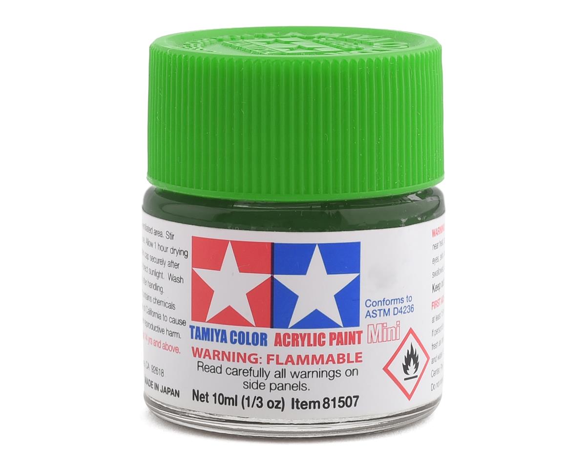 Tamiya X-25 Clear Green Acrylic Paint (10ml) (TAM81525)