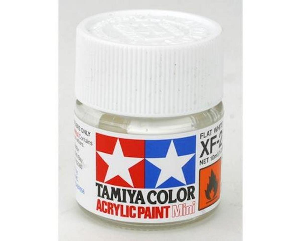 Tamiya XF-2 Flat White Acrylic Paint (10ml) (TAM81702)