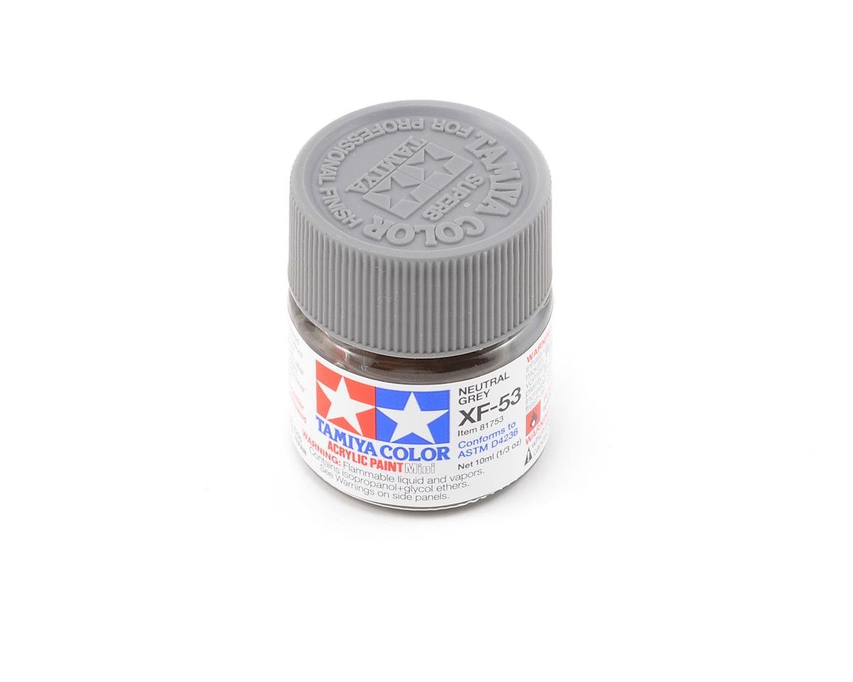 Tamiya XF-53 Flat Neutral Grey Acrylic Paint (10ml) (TAM81753)