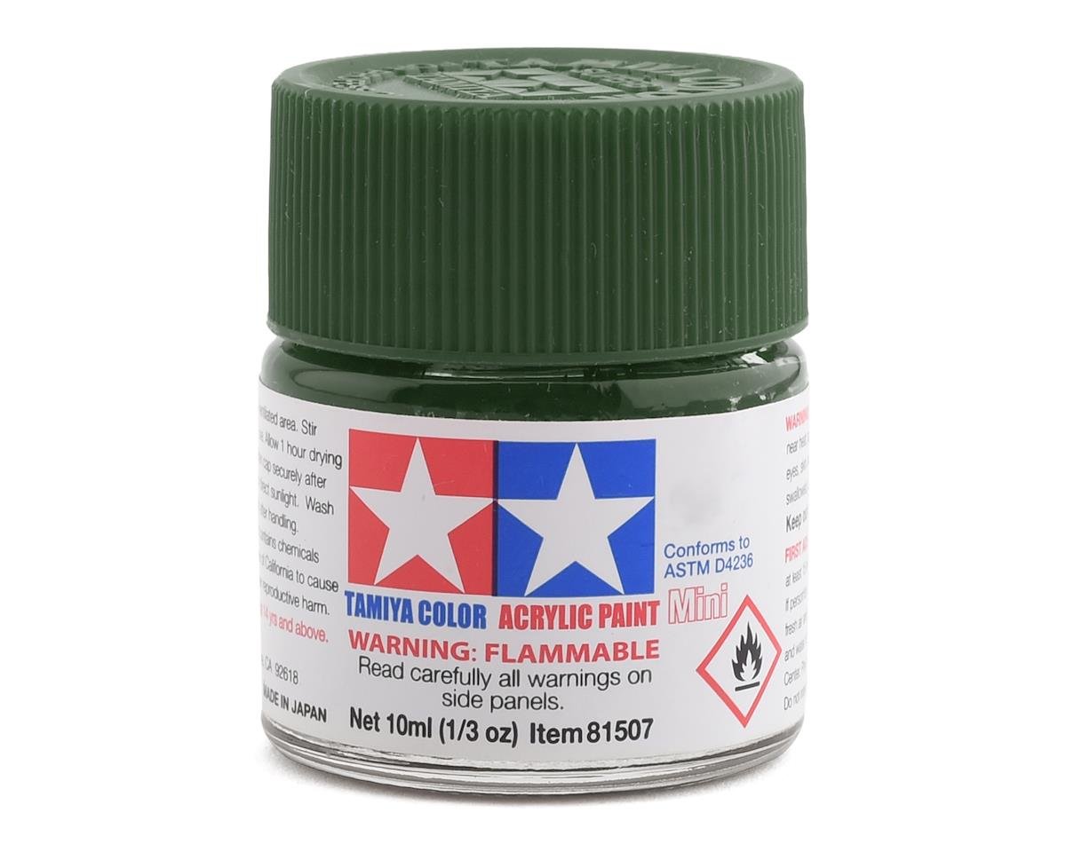 Tamiya XF-58 Flat Olive Green Acrylic Paint (10ml) (TAM81758)