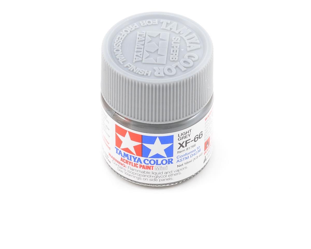 Tamiya XF-66 Flat Light Grey Acrylic Paint (10ml) (TAM81766)