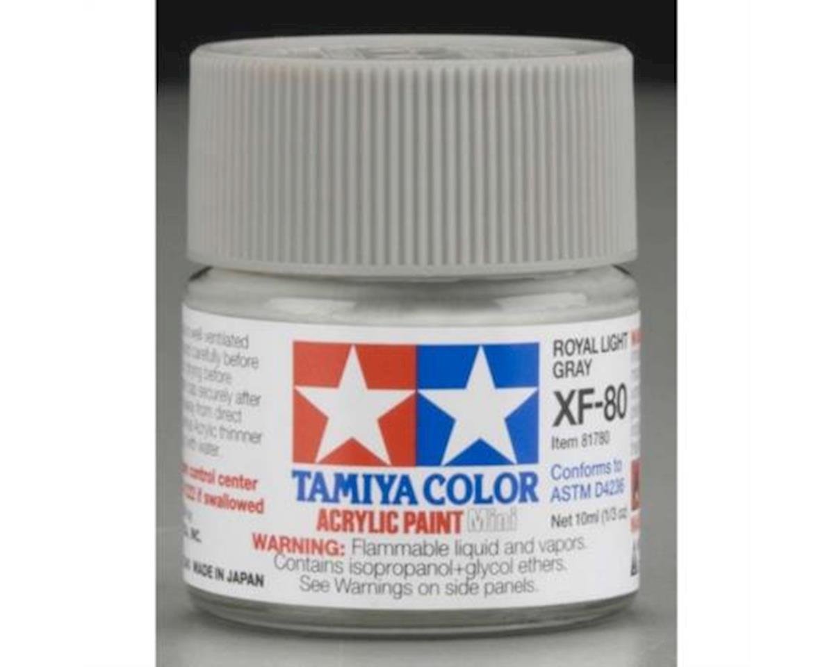 Tamiya XF-80 Flat Navy Grey Acrylic Paint (10ml) (TAM81780)
