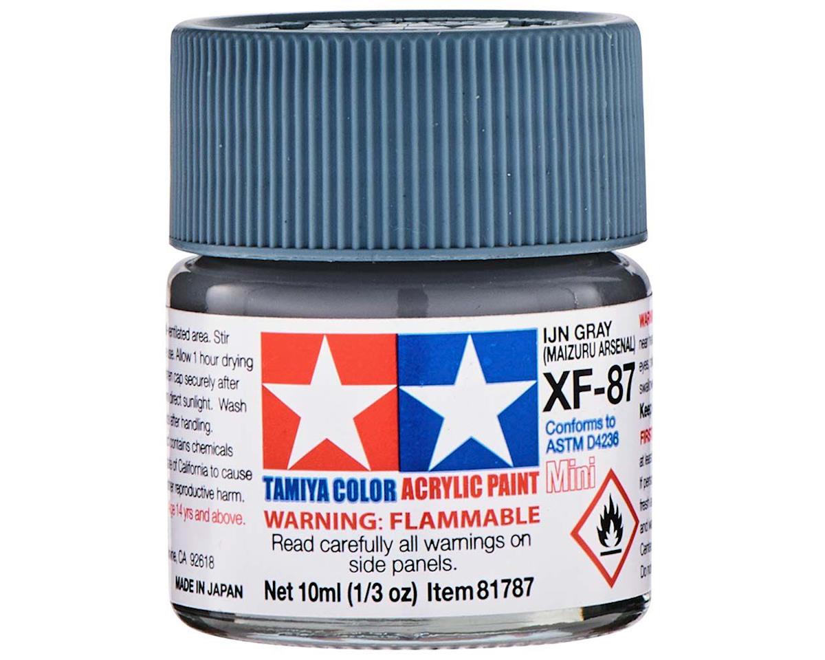 Tamiya XF-87 Flat IJN Grey Acrylic Paint (10ml) (TAM81787)