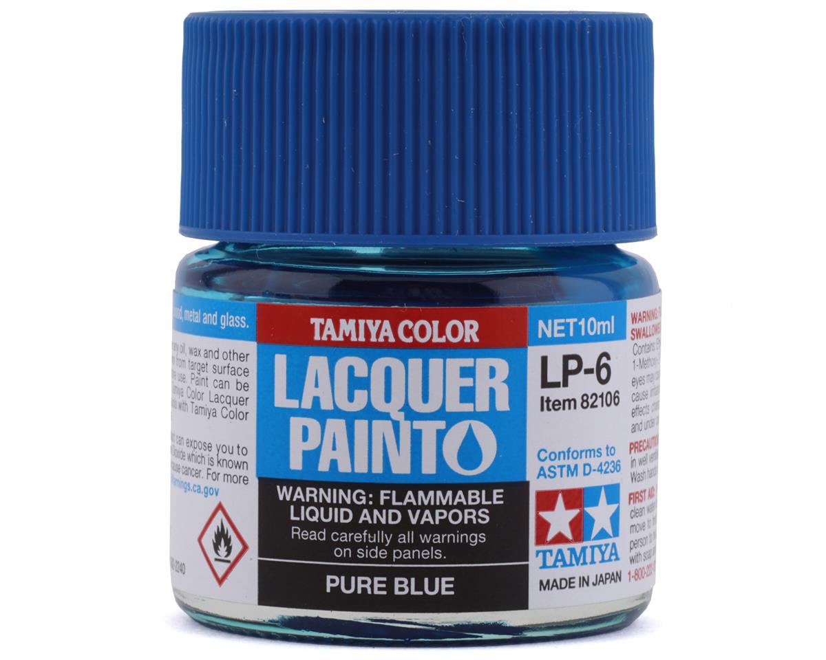 Tamiya LP-6 Pure Blue Lacquer Paint (10ml) (TAM82106)