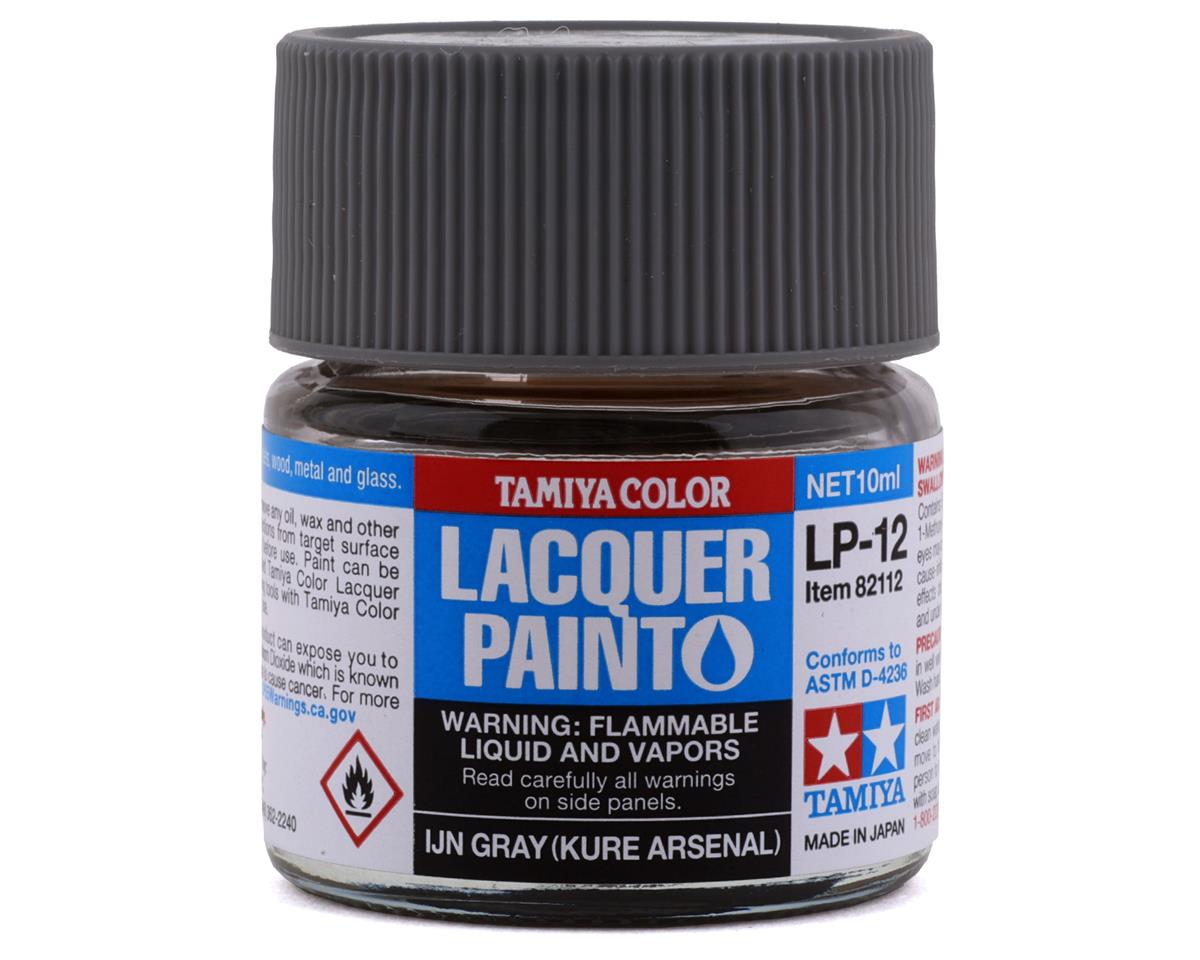 Tamiya LP-12 IJN Kure Arsenal Grey Lacquer Paint (10ml) (TAM82112)