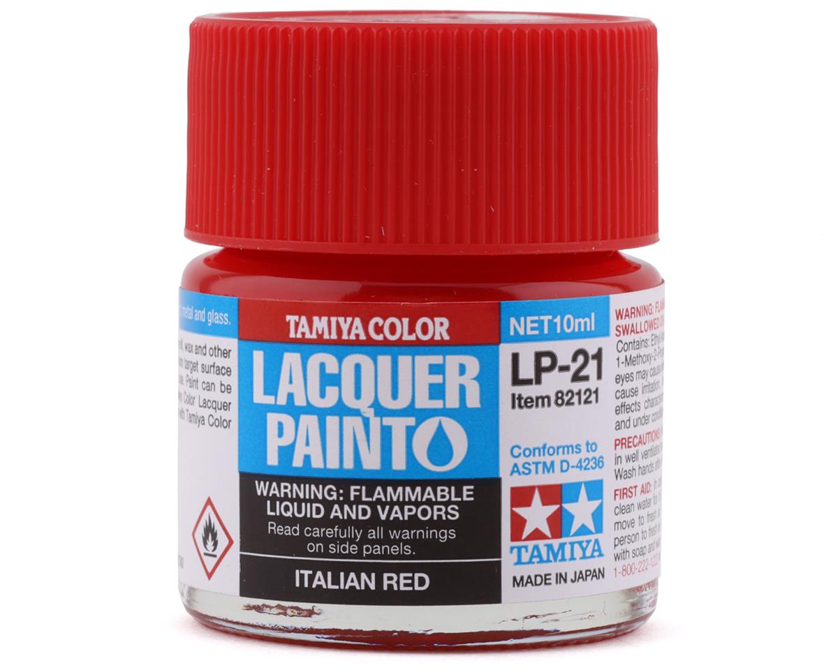 Tamiya LP-21 Italian Red Lacquer Paint (10ml) (TAM82121)