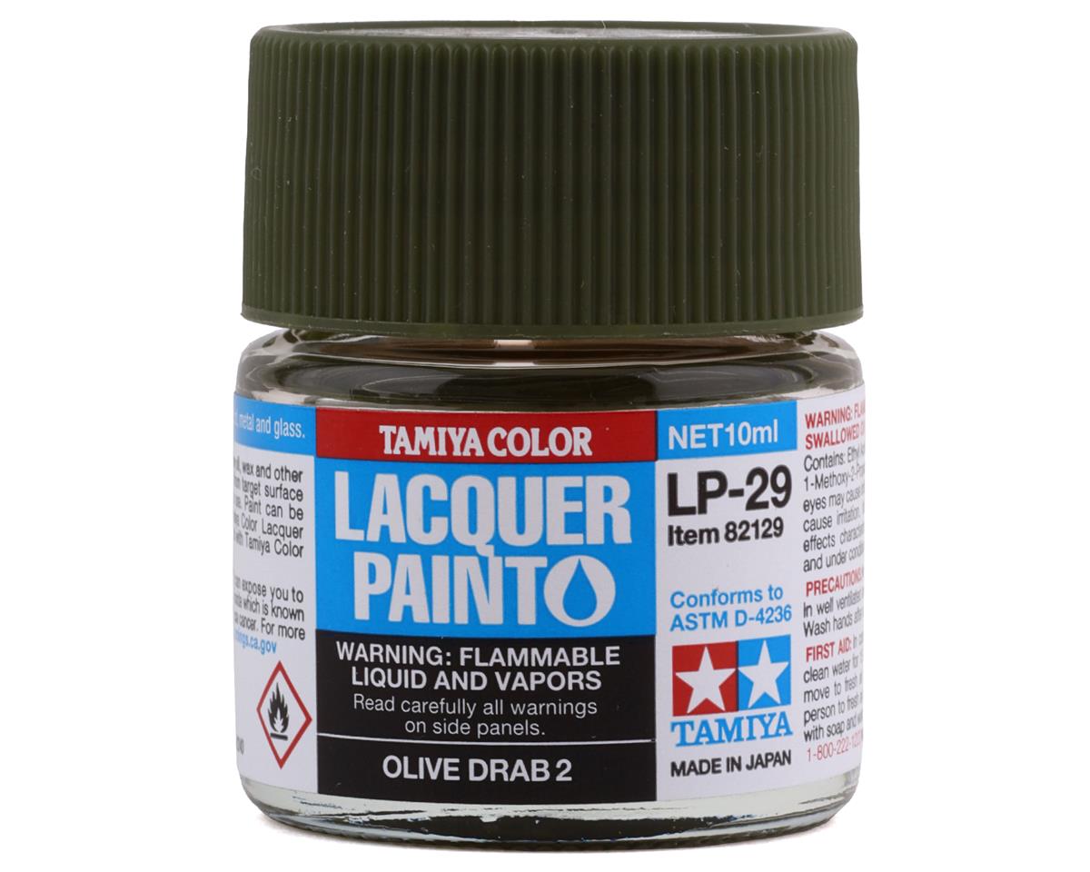 Tamiya LP-29 Olive Drab 2 Lacquer Paint (10ml) (TAM82129)
