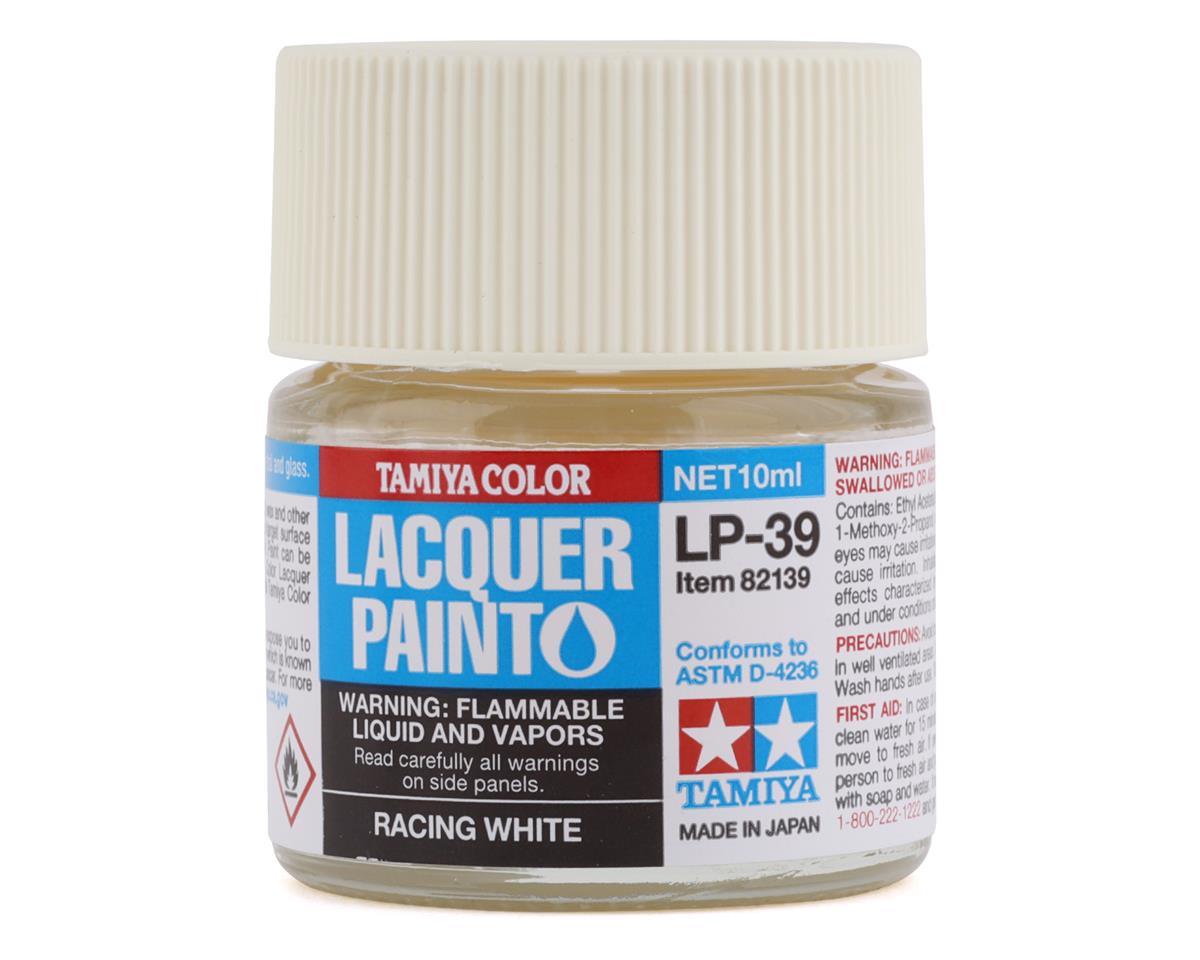 Tamiya LP-39 Racing White Lacquer Paint (10ml) (TAM82139)