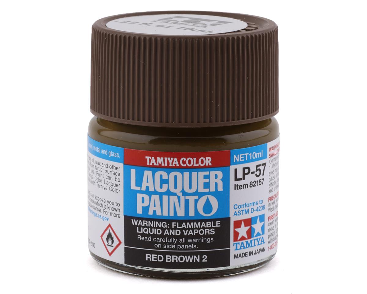 Tamiya LP-57 Red Brown 2 Lacquer Paint (10ml) (TAM82157)
