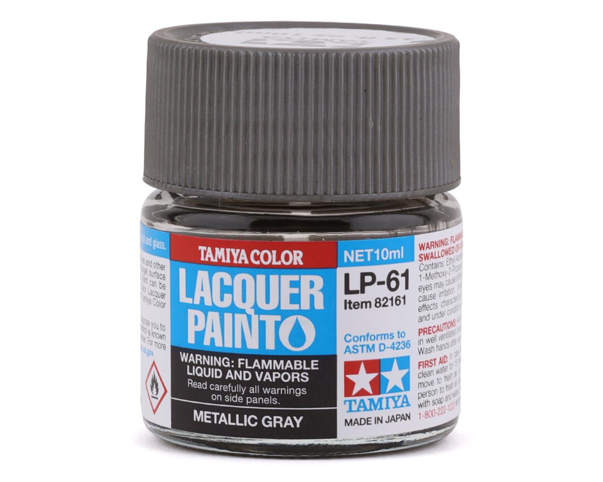 Tamiya LP-61 Metallic Grey Lacquer Paint (10ml) (TAM82161)