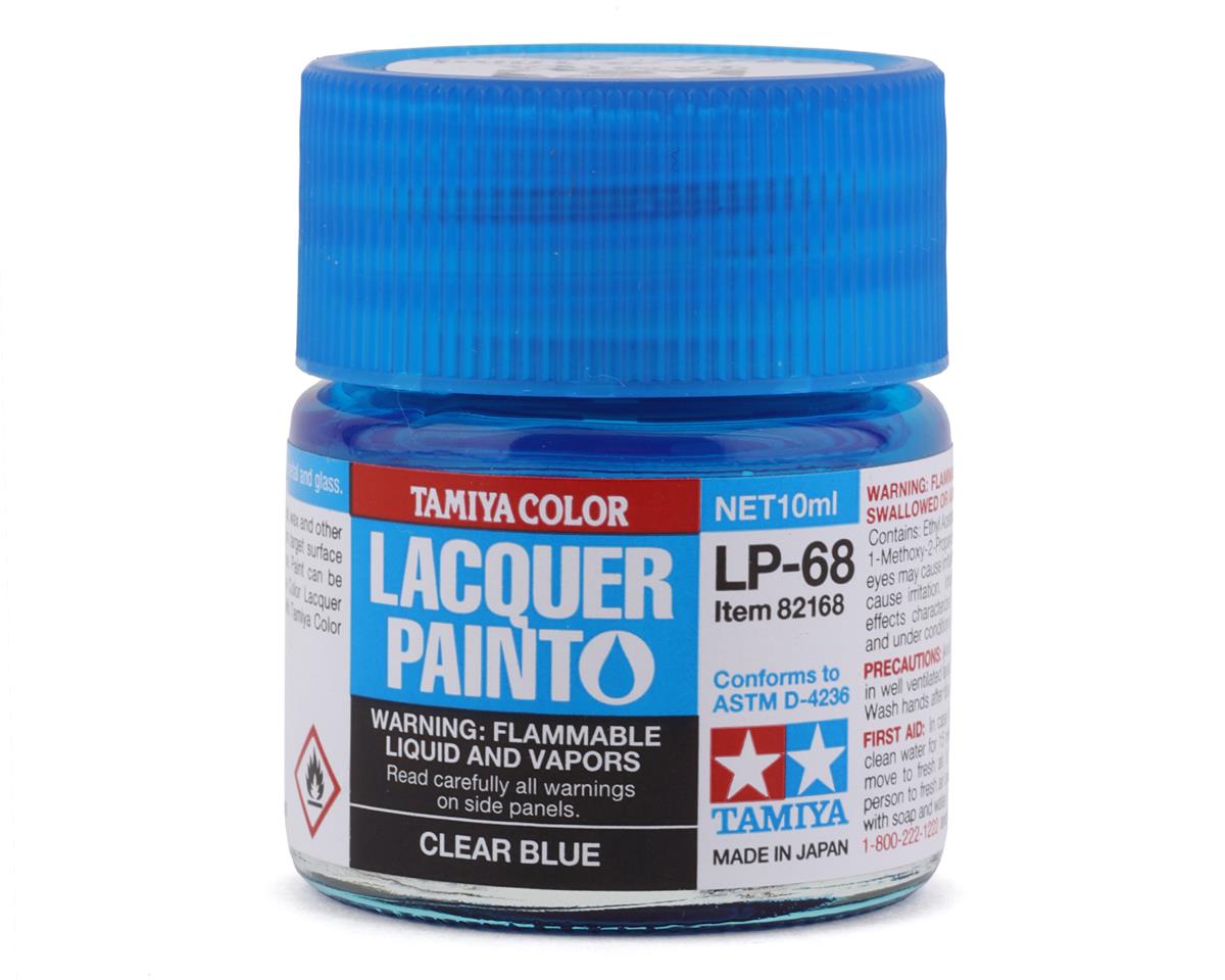 Tamiya LP-68 Clear Blue Lacquer Paint (10ml) (TAM82168)