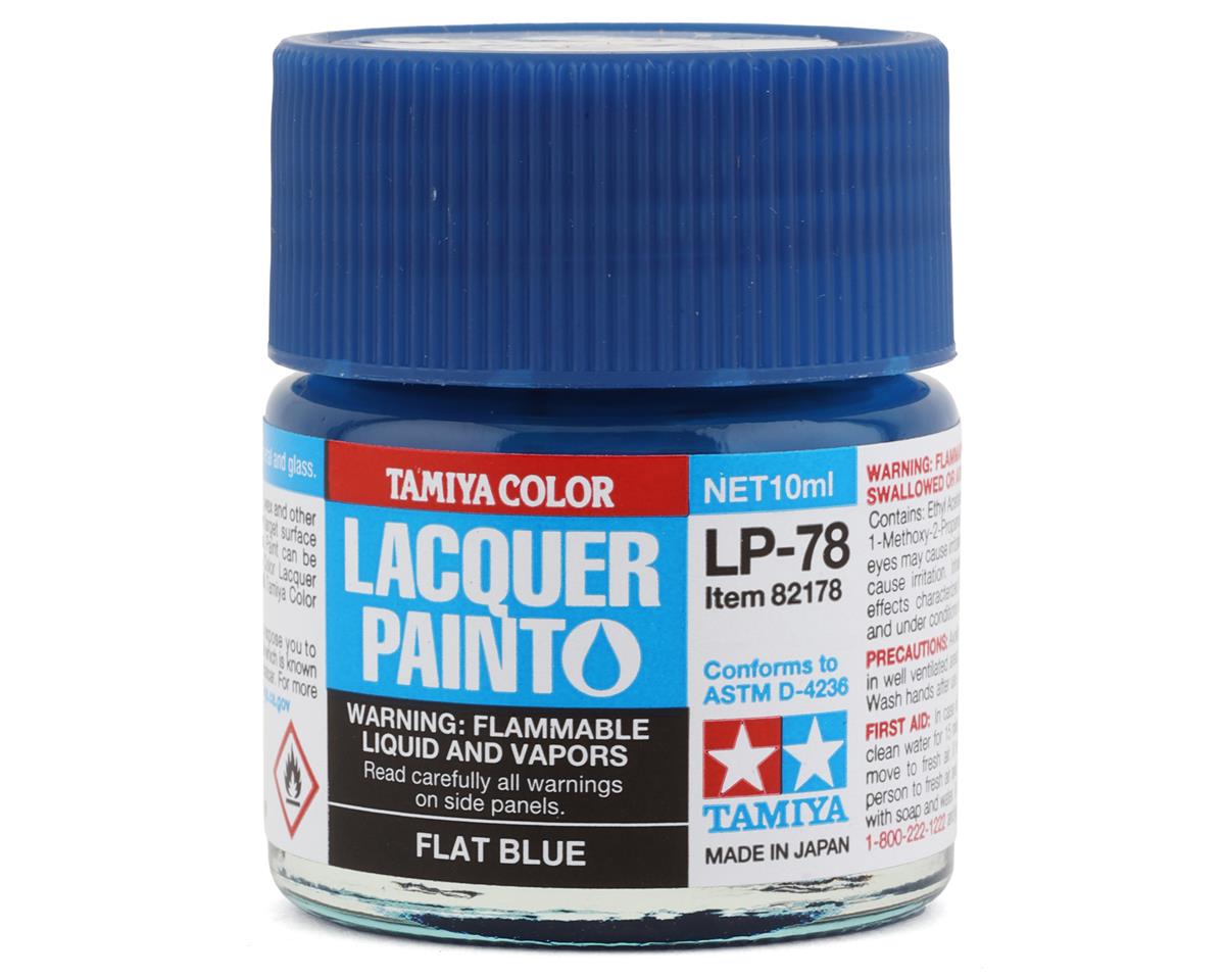 Tamiya LP-78 Flat Blue Lacquer Paint (10ml) (TAM82178)
