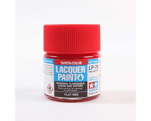 Tamiya LP-79 Flat Red Lacquer Paint (10ml) (TAM82179)