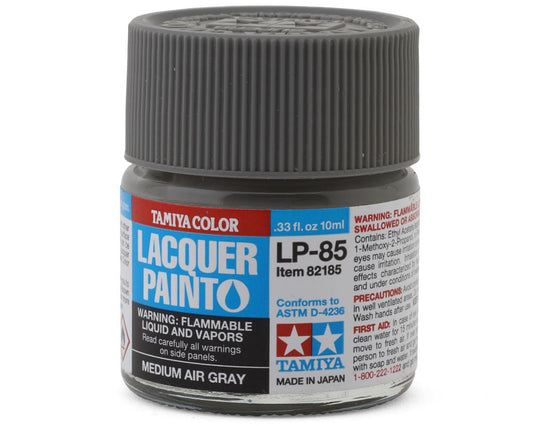 Tamiya LP-85 Medium Air Gray Lacquer Hobby Paint (10ml) (TAM82185)