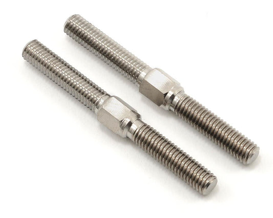 Tamiya 5x50mm Titanium Front/Rear Camber Link Turnbuckle Set (2) (TRF801X) (TAM84078)