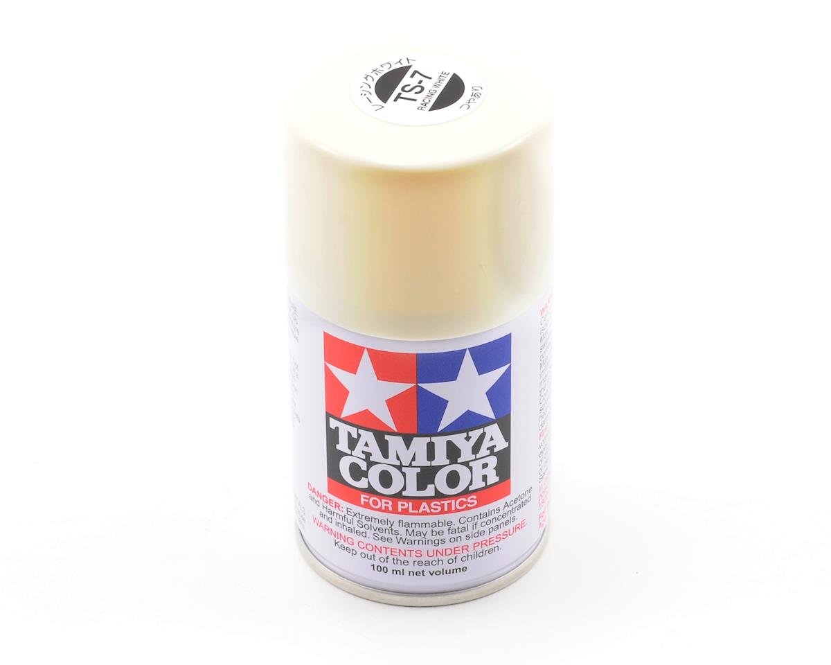 Tamiya TS-7 Racing White Lacquer Spray Paint (100ml) (TAM85007)