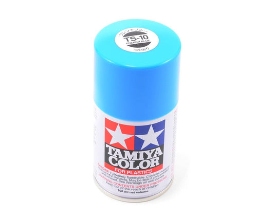 Tamiya TS-10 French Blue Lacquer Spray Paint (100ml) (TAM85010)