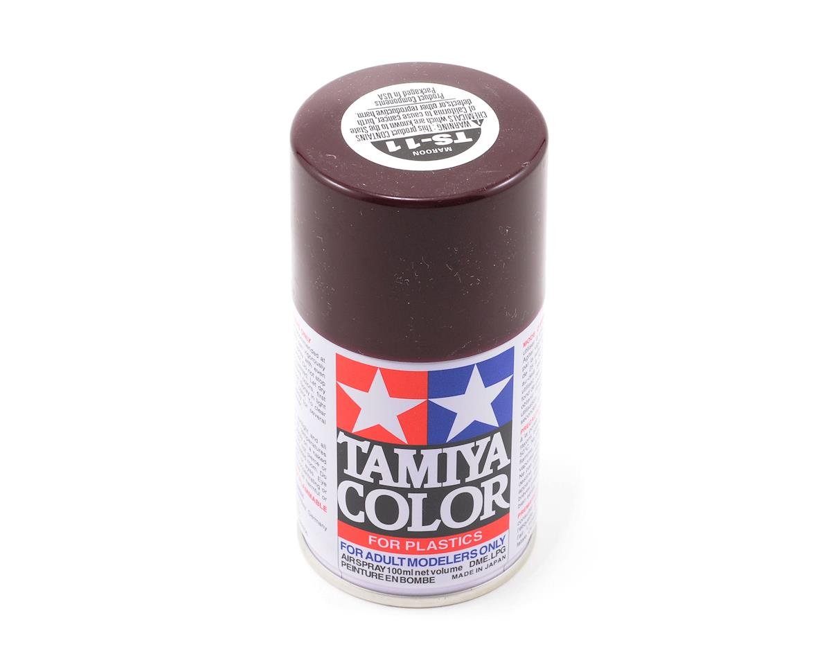 Tamiya TS-11 Maroon Lacquer Spray Paint (100ml) (TAM85011)
