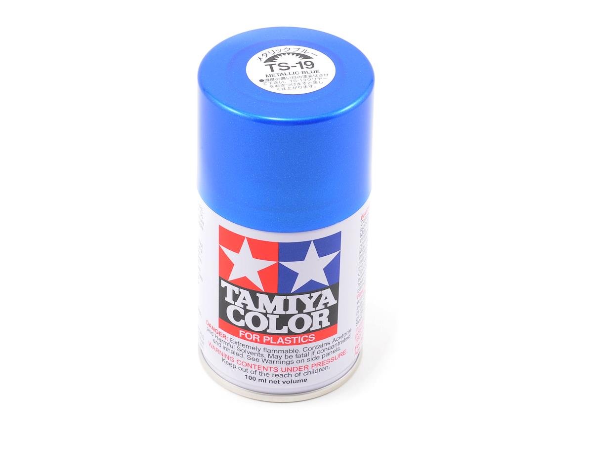 Tamiya TS-19 Metallic Blue Lacquer Spray Paint (100ml) (TAM85019)