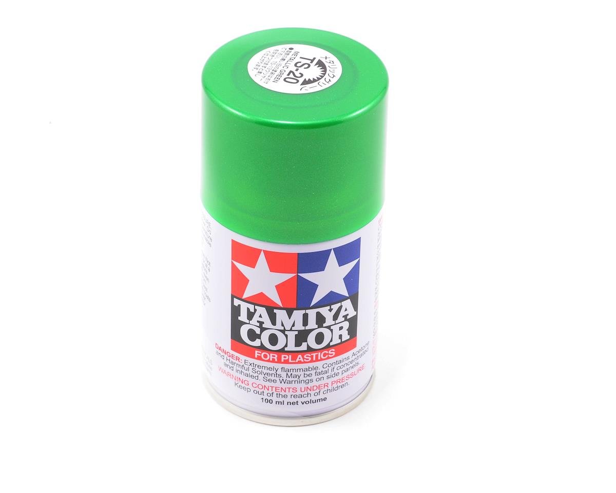 Tamiya TS-20 Metallic Green Lacquer Spray Paint (100ml) (TAM85020)
