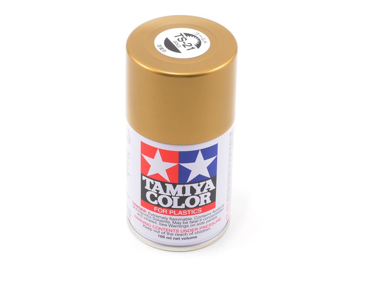 Tamiya TS-21 Gold Lacquer Spray Paint (100ml) (TAM85021)