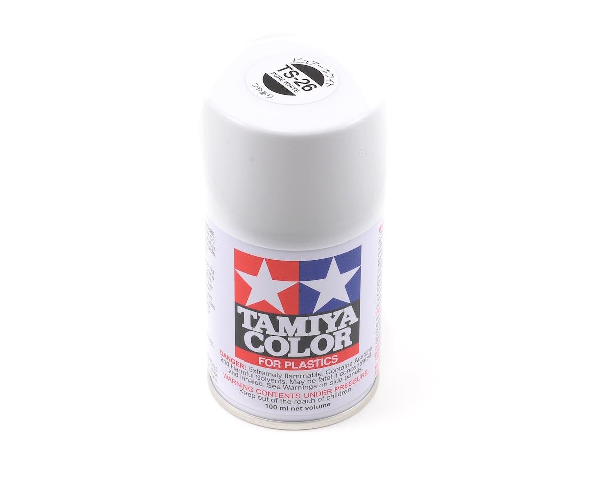 Tamiya TS-26 Pure White Lacquer Spray Paint (100ml) (TAM85026)