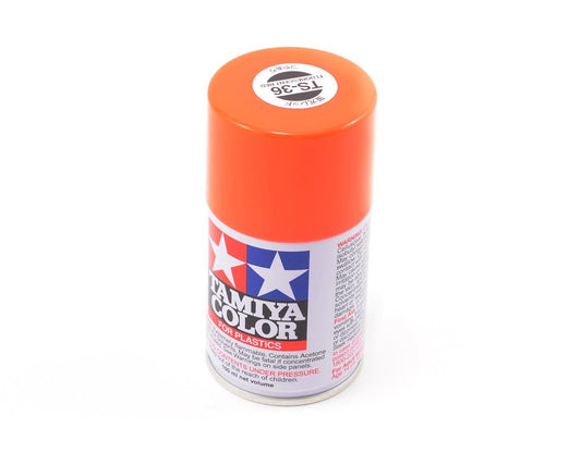 Tamiya TS-36 Flourescent Red Lacquer Spray Paint (100ml) (TAM85036)