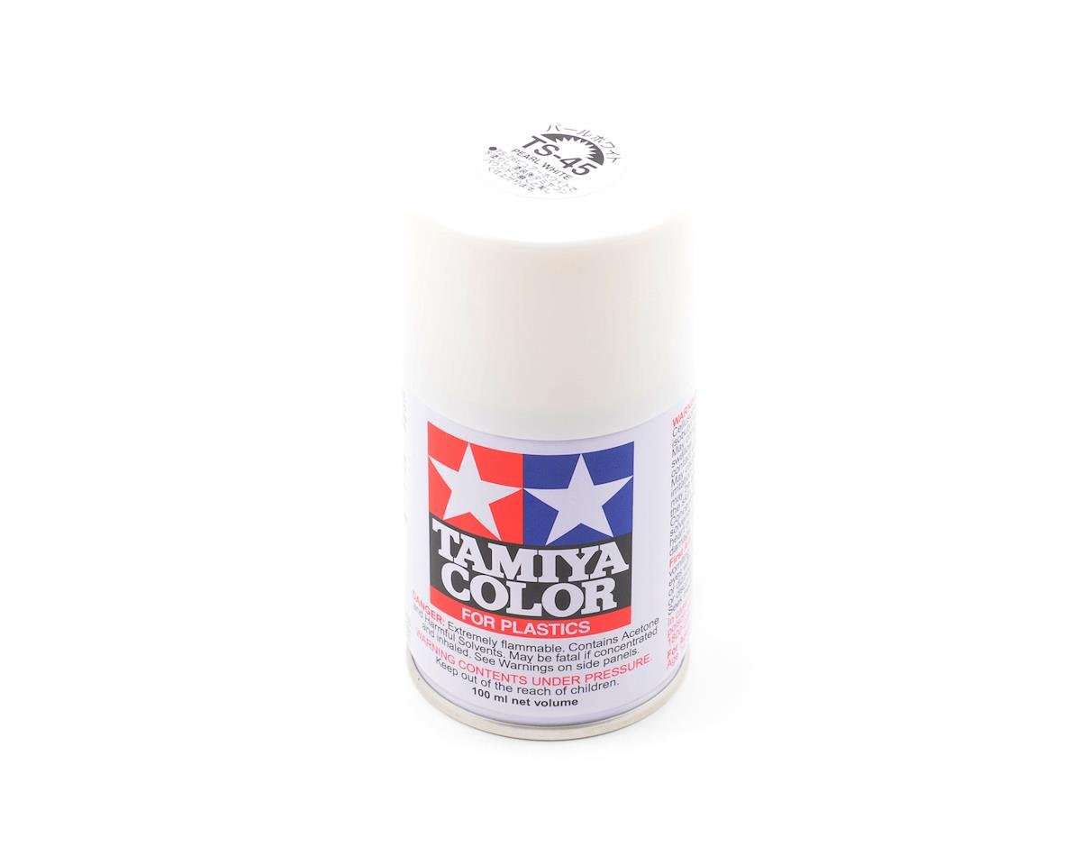 Tamiya TS-45 Pearl White Lacquer Spray Paint (100ml) (TAM85045)