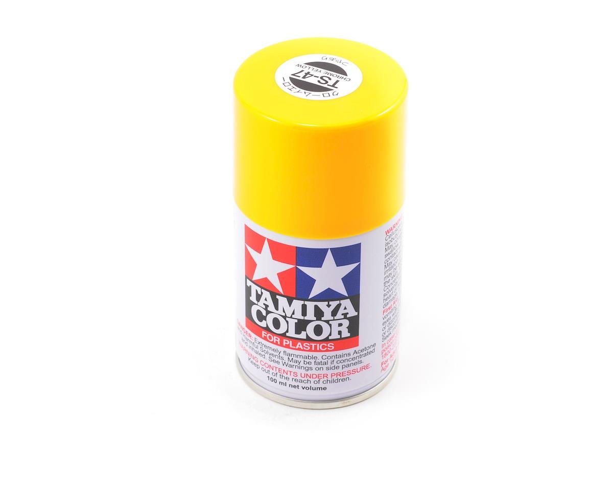 Tamiya TS-47 Chrome Yellow Lacquer Spray Paint (100ml) (TAM85047)