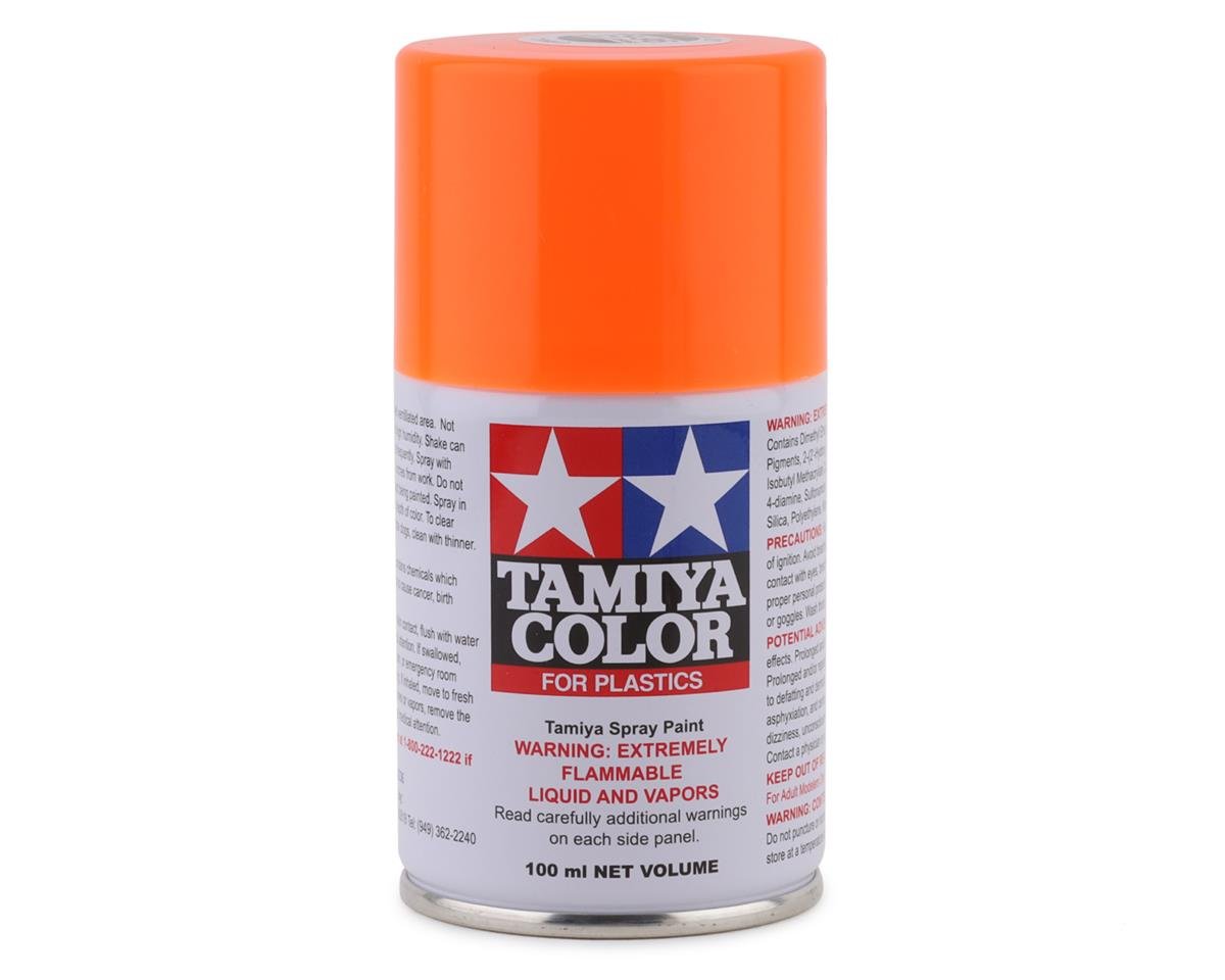 Tamiya TS-96 Fluorescent Orange Lacquer Spray Paint (100ml) (TAM85096)