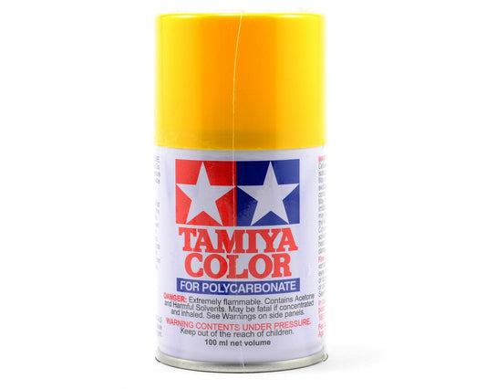 Tamiya PS-6 Yellow Lexan Spray Paint (100ml) (TAM86006)