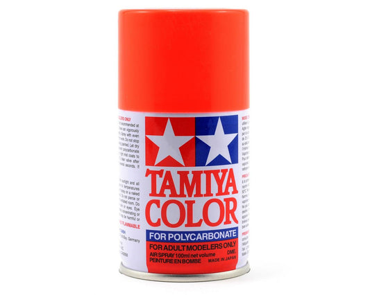 Tamiya PS-20 Fluorescent Red Lexan Spray Paint (100ml) (TAM86020)