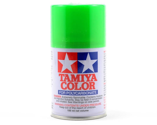 Tamiya PS-28 Fluorescent Green Lexan Spray Paint (100ml) (TAM86028)