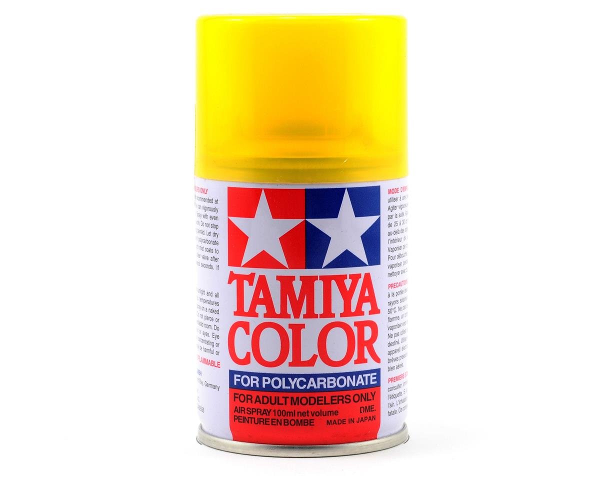 Tamiya PS-42 Translucent Yellow Lexan Spray Paint (100ml) (TAM86042)