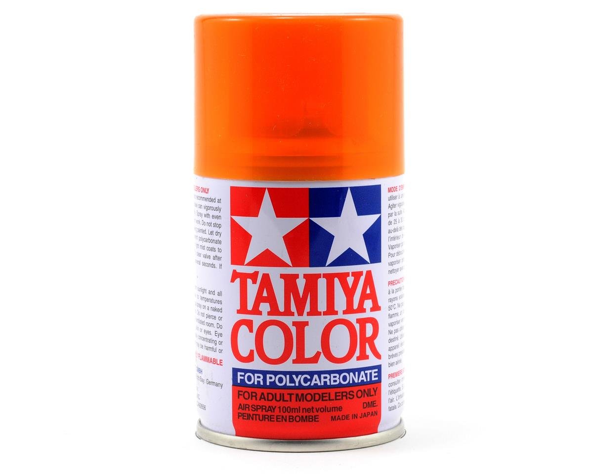 Tamiya PS-43 Translucent Orange Lexan Spray Paint (100ml) (TAM86043)