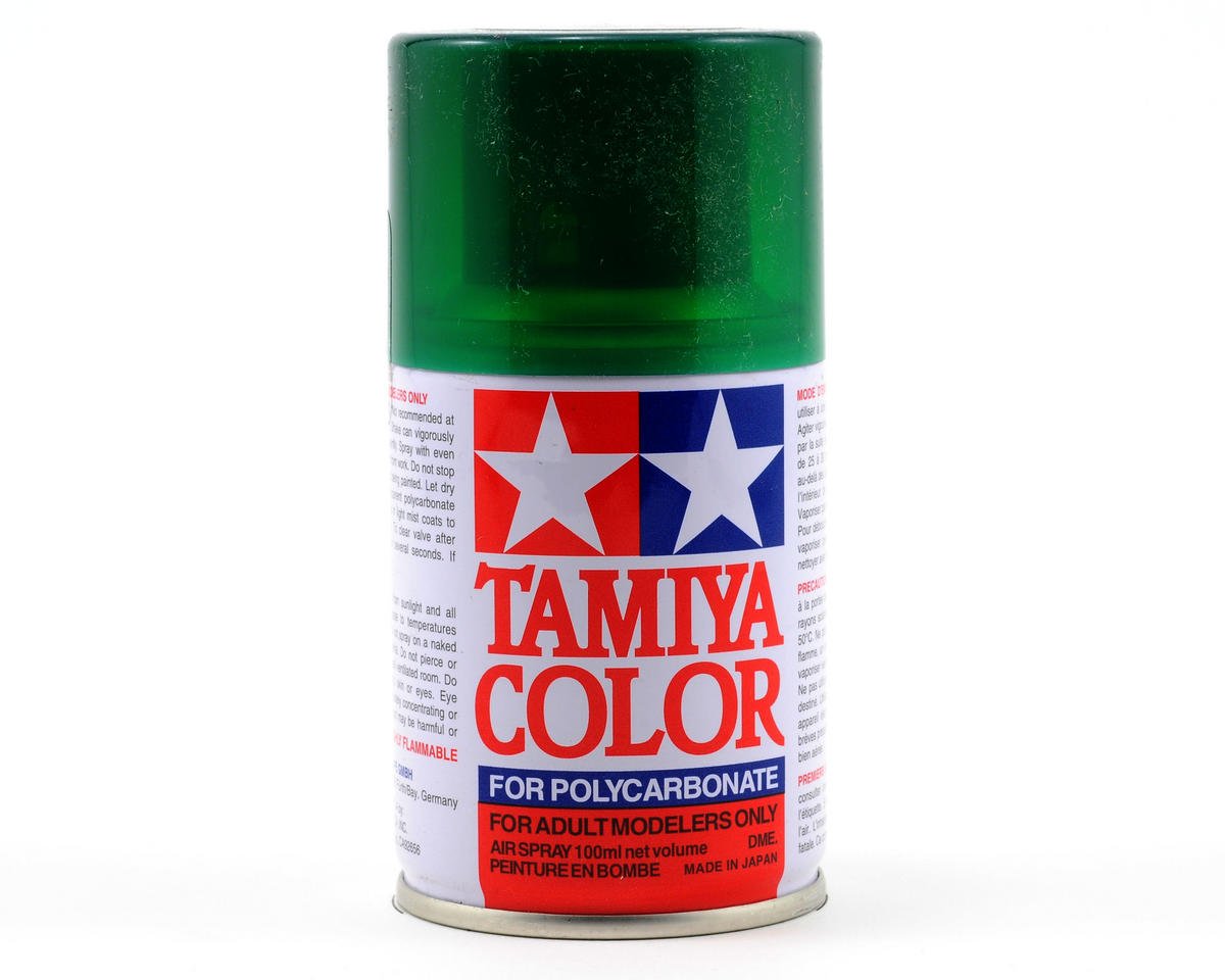 Tamiya PS-44 Translucent Green Lexan Spray Paint (100ml) (TAM86044)