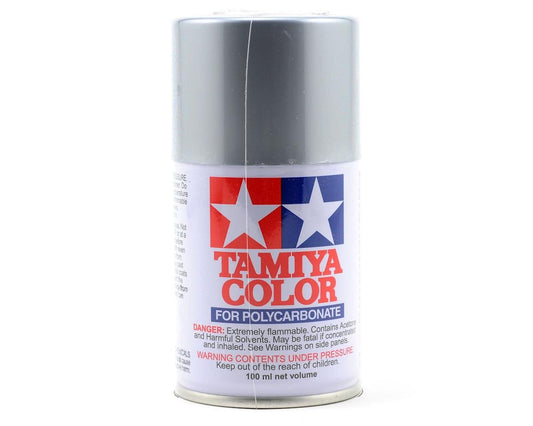 Tamiya PS-48 Semi Gloss Silver Anodized Aluminum Lexan Spray Paint (100ml) (TAM86048)