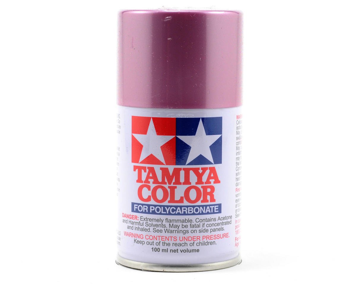 Tamiya PS-50 Sparkling Pink Anodized Aluminum Lexan Spray Paint (100ml) (TAM86050)