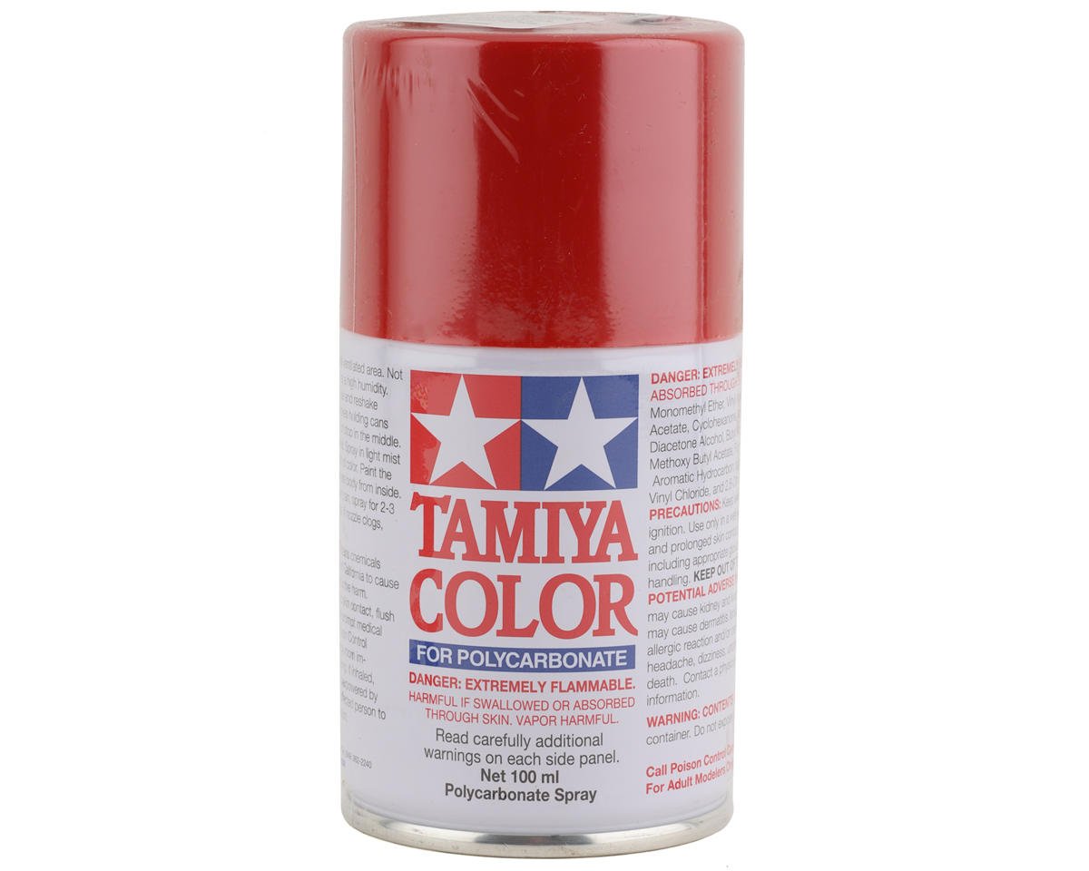 Tamiya PS-60 Bright Mica Red Lexan Spray Paint (100ml) (TAM86060)