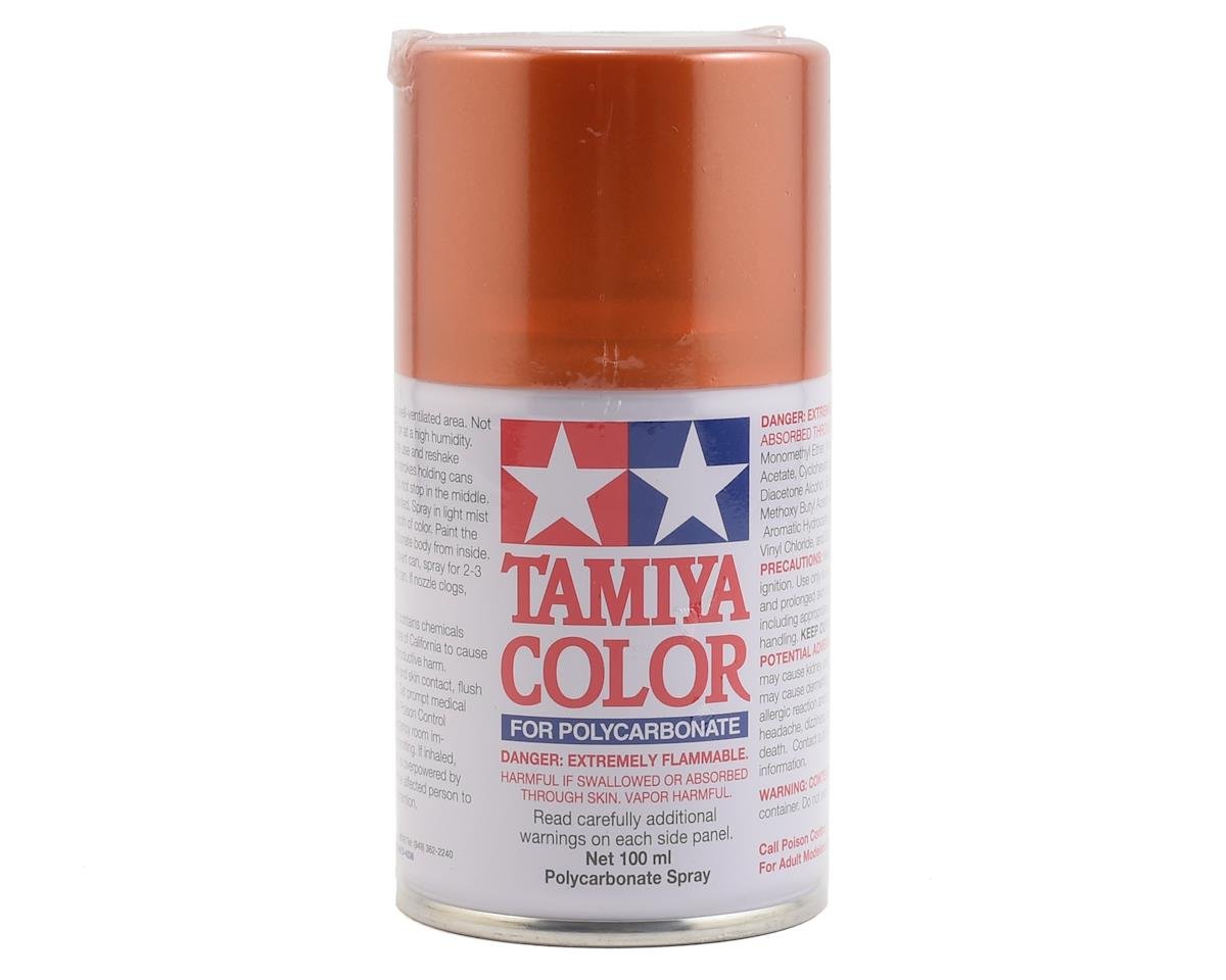 Tamiya PS-61 Metallic Orange Lexan Spray Paint (100ml) (TAM86061)
