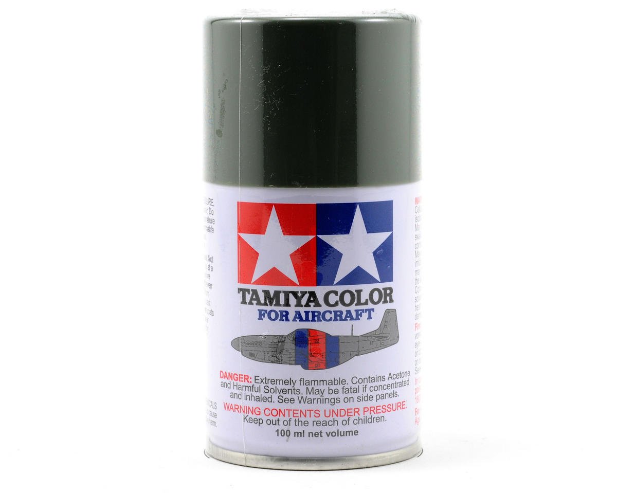 Tamiya AS-14 USAF Olive Green Aircraft Lacquer Spray Paint (100ml) (TAM86514)