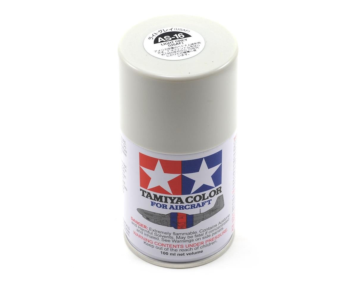 Tamiya AS-16 USAF Light Grey Aircraft Lacquer Spray Paint (100ml) (TAM86516)