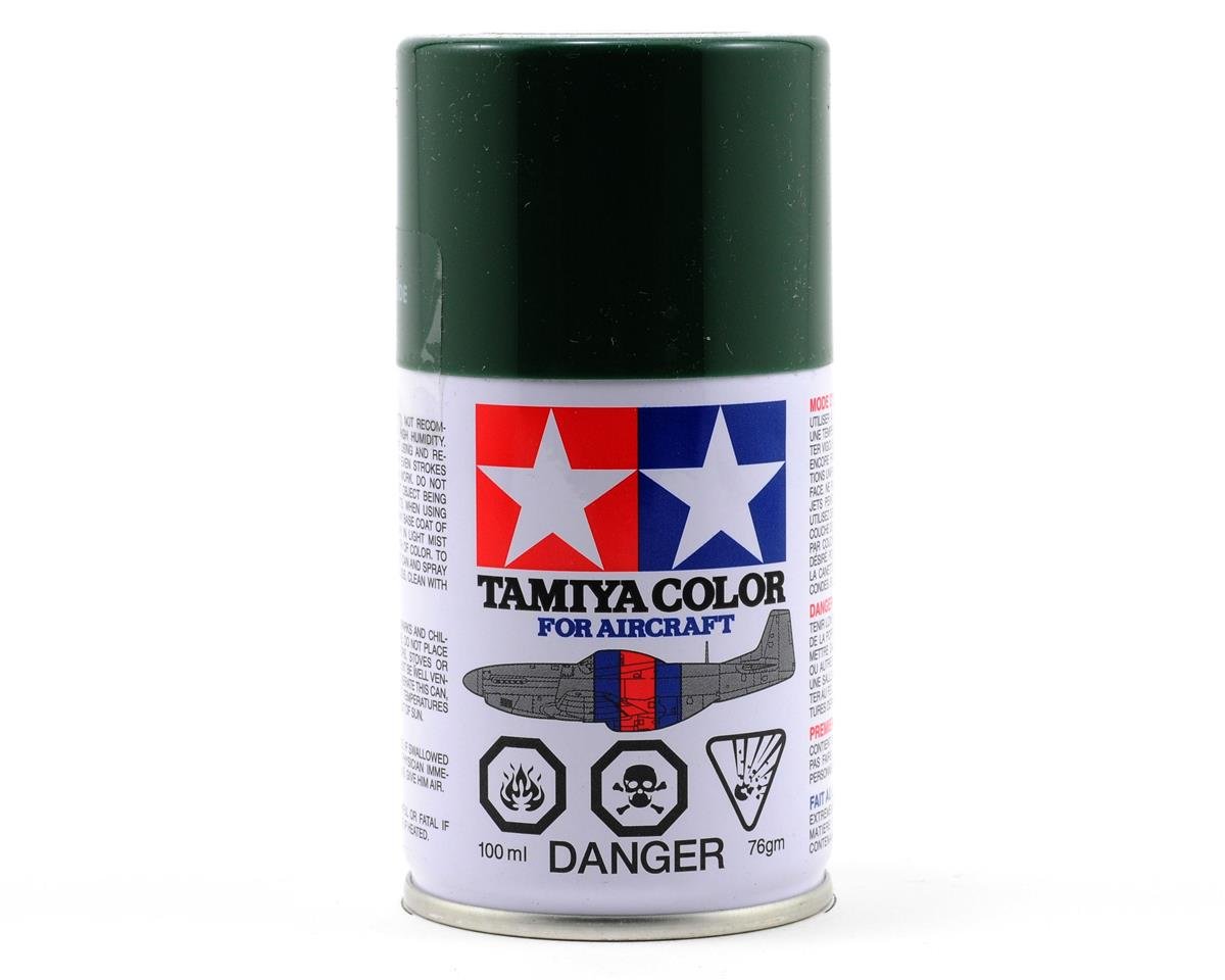 Tamiya AS-17 IJA Dark Green Aircraft Lacquer Spray Paint (100ml) (TAM86517)