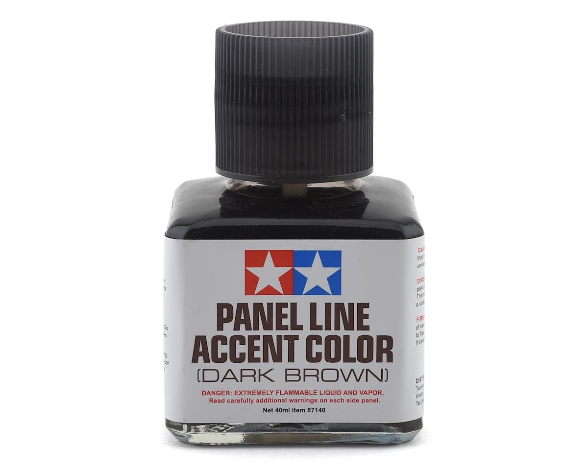 Tamiya Panel Line Accent Color (Dark Brown) (40ml) (TAM87140)