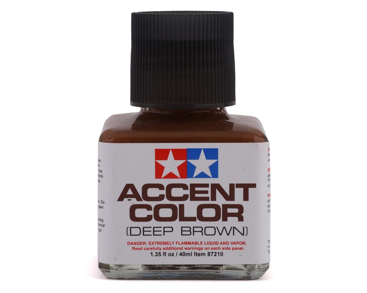 Tamiya Panel Line Accent Color (Dark Red-Brown) (40ml) (TAM87210)