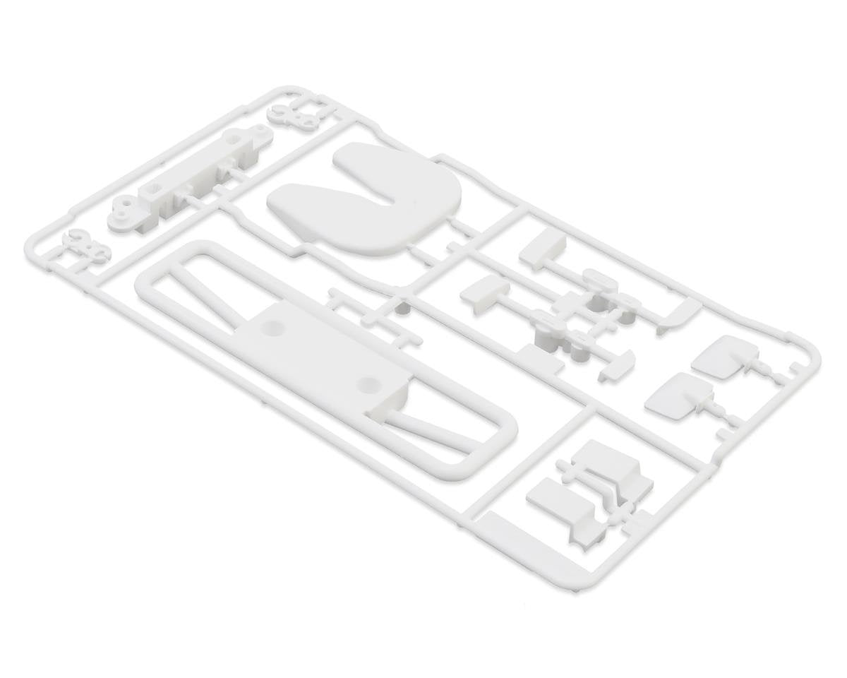 Tamiya Grille & Mirrors H Parts Set (White) (TAM9000950)